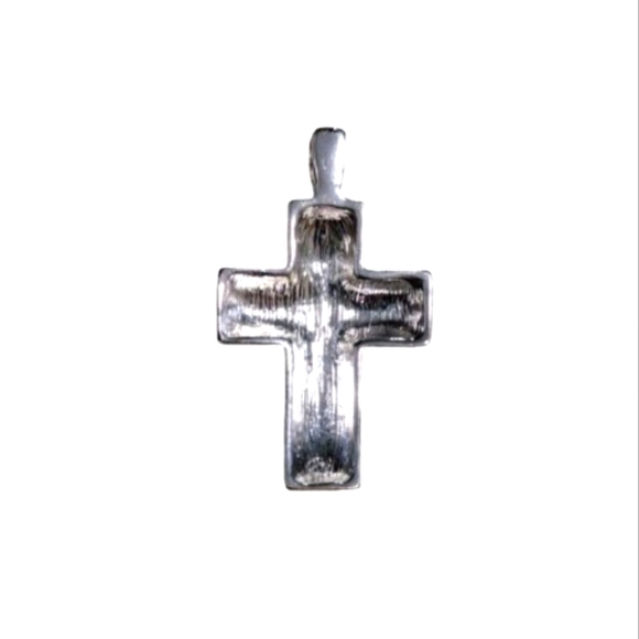 Silvertone Cross Pendant - Picture 6 of 10